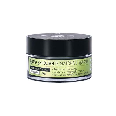 Goma Esfoliante Facial Quintal Matcha e Wasabi